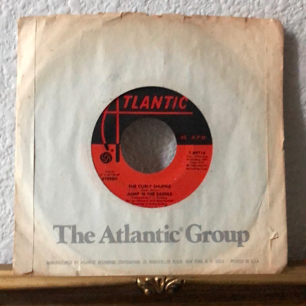 Jump 'N The Saddle Jump For Joy/The Curly Shuffle Vinyl 45 Record '83